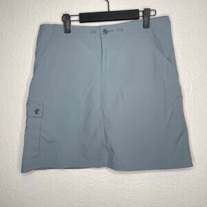 Patagonia Womens Skirt Size 8 Light Blue Outdoor Activewear Above Knee